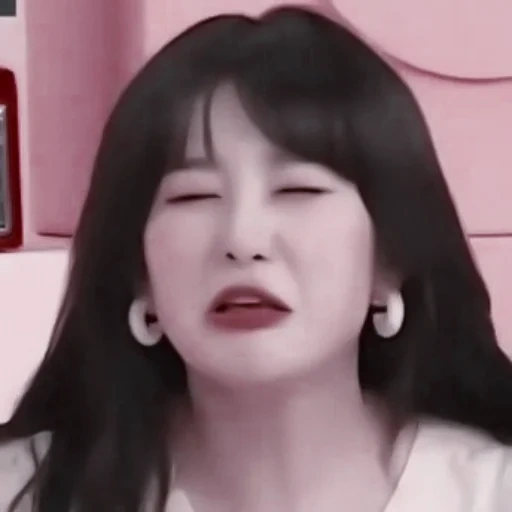 asiático, canselji, veludo vermelho irene, seulgi de veludo vermelho, seulgi memes face