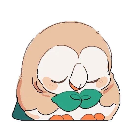 pokemon, pokemon lucu, rowlet pokemon, hewan hewan itu lucu, gambar pokemon