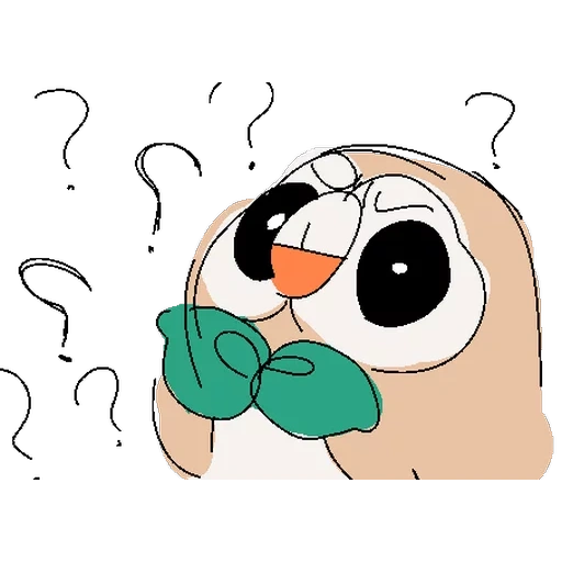 rowlet, candaan, pokemon, seni ilustrasi, rowlet pokemon bounsweet