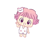 cewek-cewek, kofuku chibi, pixel lucu, gambar chibi yang lucu