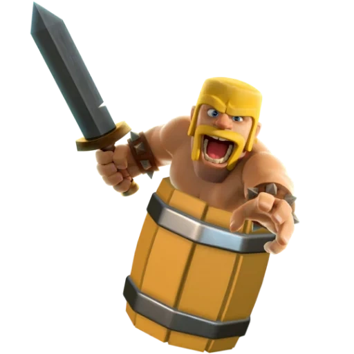 clash clans, клэш оф кланс, clash clans фрэнк, варвары клеш рояль, король варваров клэш оф кланс