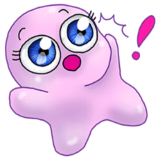 amoeba, a toy, slime sam, cute slime, amoeba smile