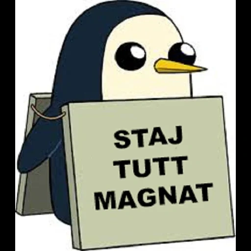 un meme, anime, gunther, gunter wink wink, le carte dei pinguini