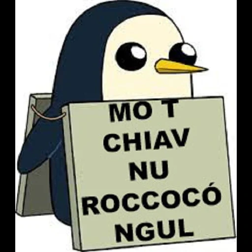 não, gunter, placa gunther, comprimido de pinguim