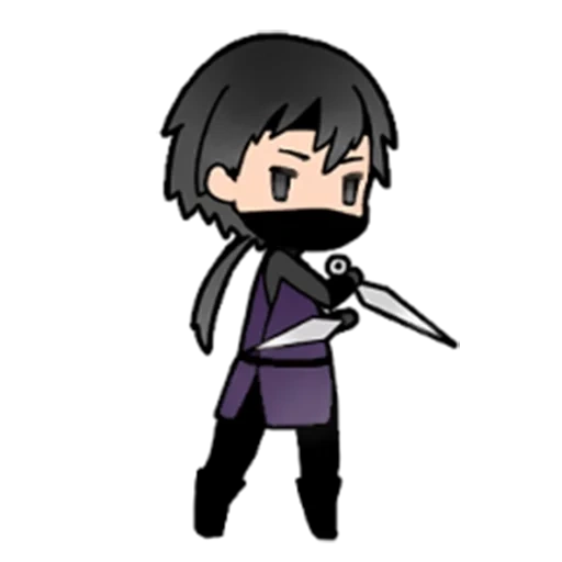 canal chibi, sasuke chibi, kirito chebi, personajes de animación, animación chibi kirito