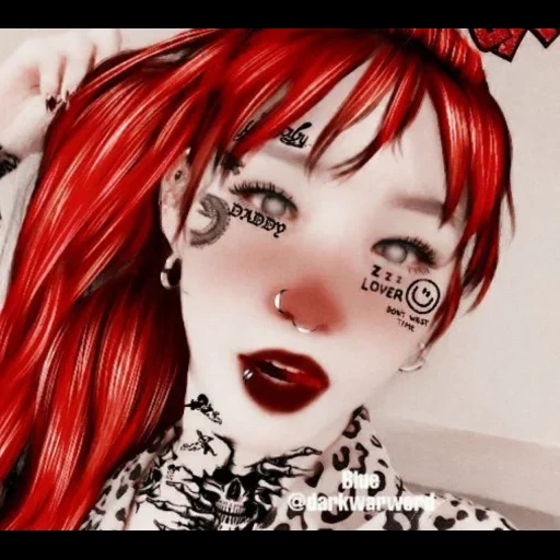 gadis, anime gothic, imvu gothic, imvu gothic, imvu anime gothic