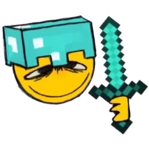 occhiali sorridenti, minecraft diamond, sketchy.mp4 faccine sorridenti, spada diamond minecraft, spada di quadri