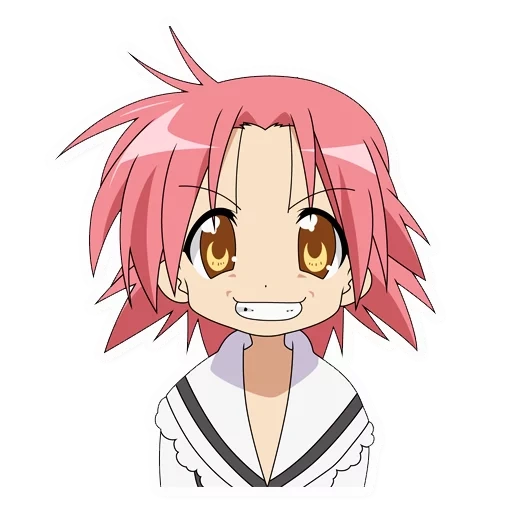 chanceux, bonne étoile, fille animée, akira kagami lucky star, happy star akira