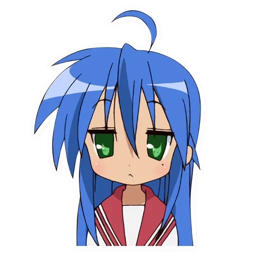 lucky star, mata air oda, mata air oda, gambar anime, karakter anime