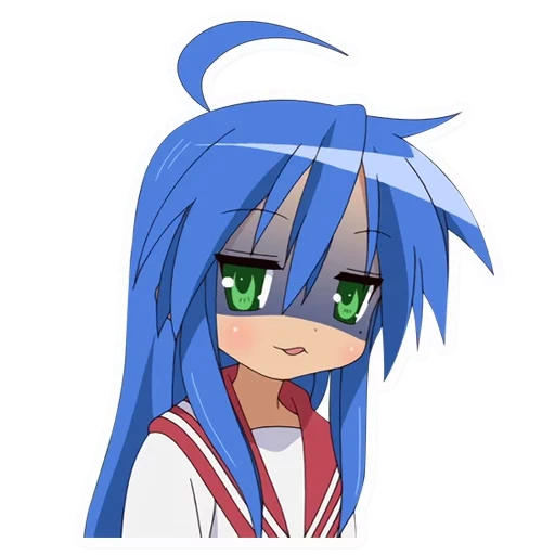 hari, lucky star, lucky star konata, fortune star stiker