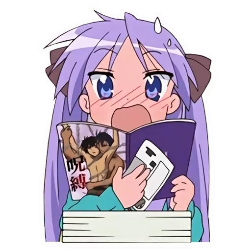 anime, lucky star, anime girl, anime fuji, karakter anime