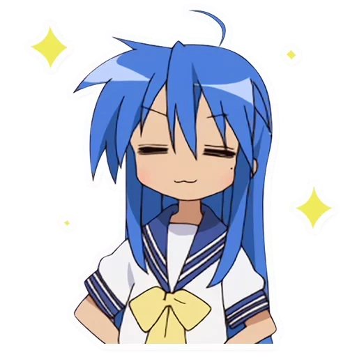 lucky star, anime avatar, lucky star, odaquan dewasa, lucky star anime