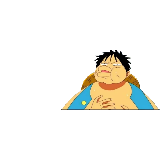 una pieza, la sonrisa de luffy, van pis luffy chopper, van pis fat luffy, luffy chopper en exceso