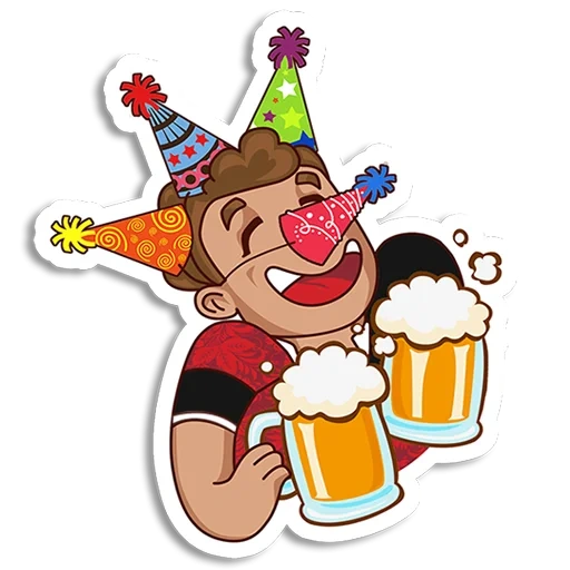 clipart, lucu, selamat hari bartender keren