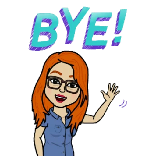 bye, textbook, female, bye bye, bitstrips