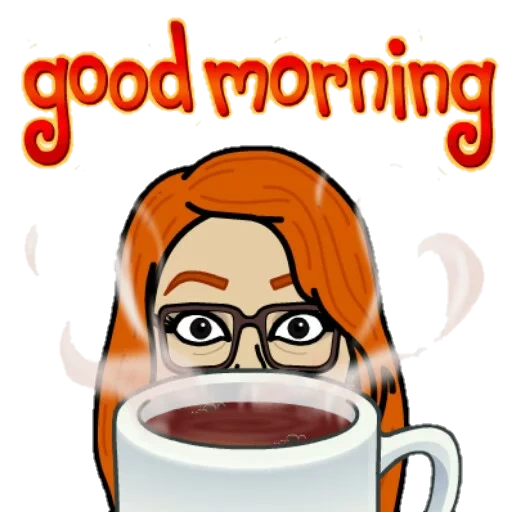 guten morgen, kaffeemorgen, guten morgen wünsche, guten morgen guten morgen, trinken sie kaffee clipart bitmoji