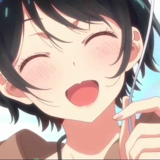 anime girls, menina anime, personagens de anime, ruka sarashina screenshots, mangá kanojo okarishimasu