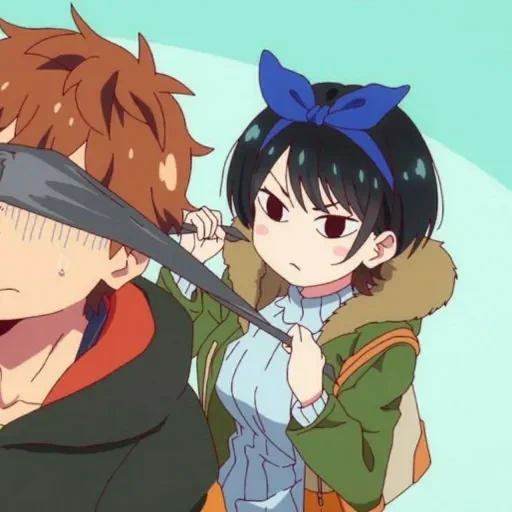 anime, anime couples, anime cute, anime characters, hand of the casual anime