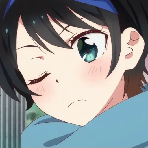 karakter anime, kanojo okarishimasu, anime ruka sarashina, anime kanojo okarishimasu, kanojo okarishimasu musim 1 episode 1
