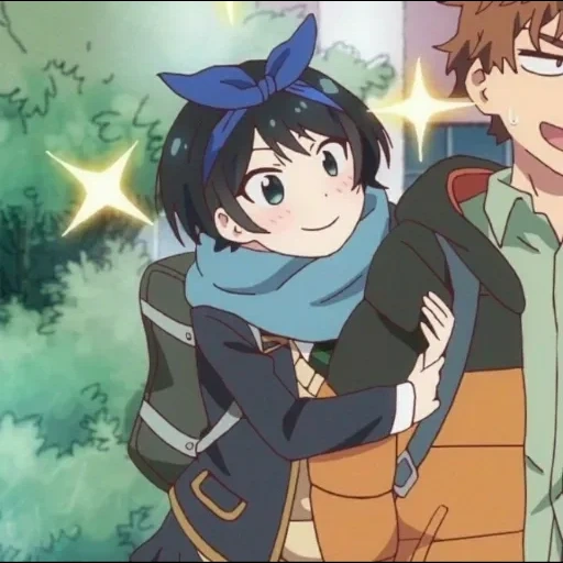 personnages d'anime, main de l'anime occasionnel, kanojo okarishimasu, kanojo okarishimasu 2e saison, springs chauds et anime de petite amie