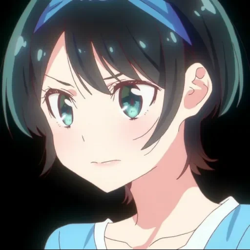 anime cute, anime characters, kanojo okarishimasu, ruka sarashina anime, ruka sarashina anime cry
