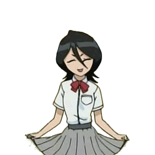 rukia kuchki, forma della pila di rukia, rukia kuchiki altezza piena, uniformi scolastiche di rukia kuchi, uniformi scolastiche di rukia kuchiki arta