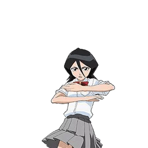 rukia, rukiya kuchiki, cartoon characters, lukia heap shape, rukia kuchiki full height