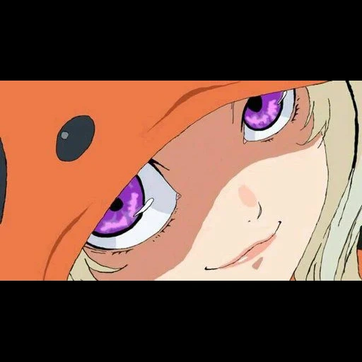 anime, chicas de anime, personajes de anime, excitación loca runa yomozuki, captura de pantalla de rune yomozuki eye