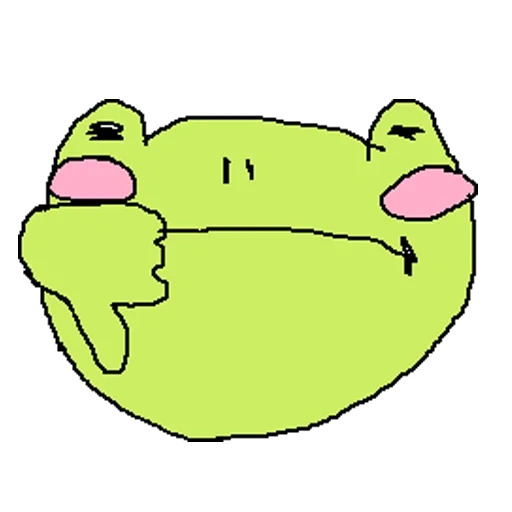 animado, dibujo de rana, ranas kawaii, los dibujos de rana son lindos
