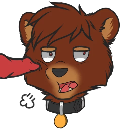 anime, furry, bear, cube de friiztelli, reeegbfvvv