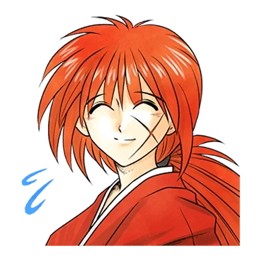 animação jianxin, mucun jianxin, personagem de anime, animação de kimura jianxin, pintura de himura kenshin