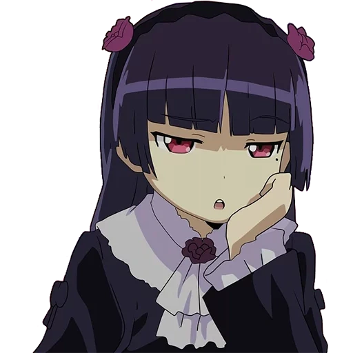 anime, kuroneko, kurochiko chibi, kuroneko ruri, personnages d'anime