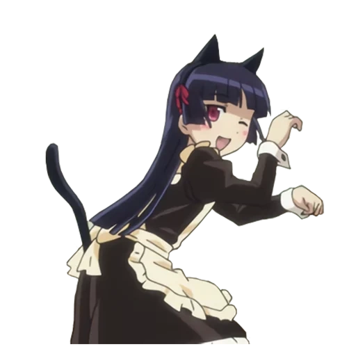 ruri kuronezi, neizi hitam, ruri goko neco, pelayan anak kucing, dance black neizi