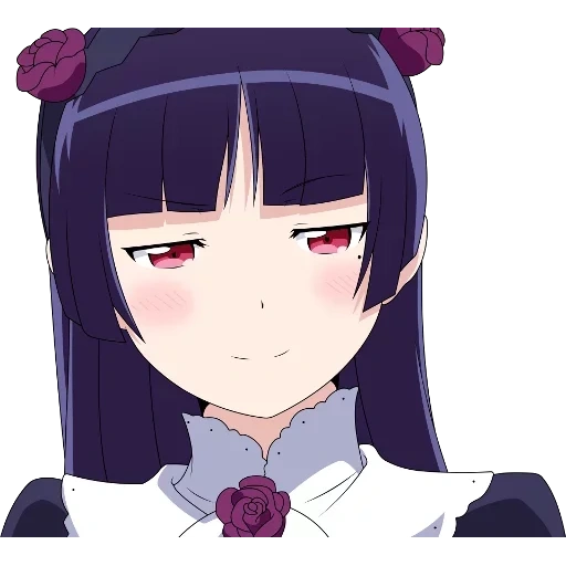 kuronko, ruri chan, anime girls, ruri kuronko, anime characters