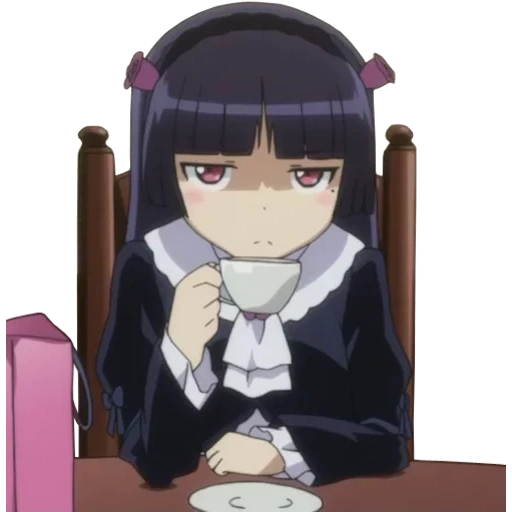 ruri gokou, black neizi chibi, ruri kuronezi, animação de rui ruigozi, formação óssea