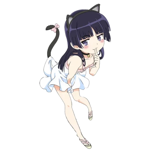 animación, animación de paisaje, chica de animación, oreimo kuroneko ruri gokou animation