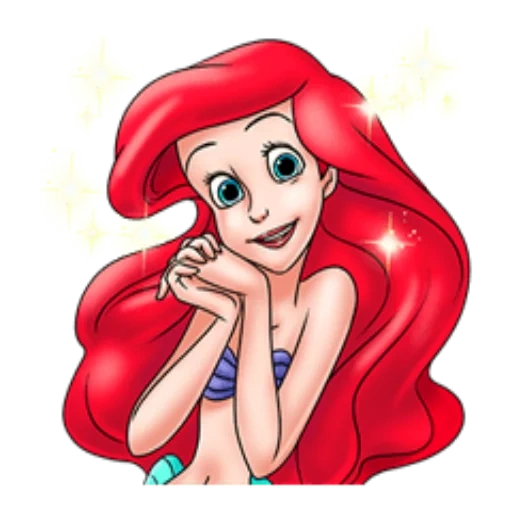 putri duyung ariel, ariel mermaid, putri duyung ariel, aryel mermaid, emoji mermaid ariel