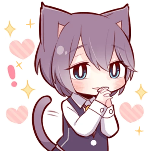 noko akabi, chibi anime, animation kawawai, anime kawai neko, anime chibi mec