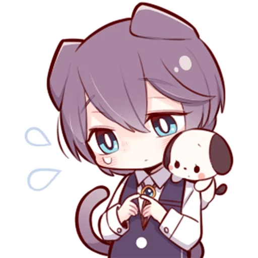 chibiki, chibi est mignon, personnages d'anime, anime kawai neko, anime chibi mec