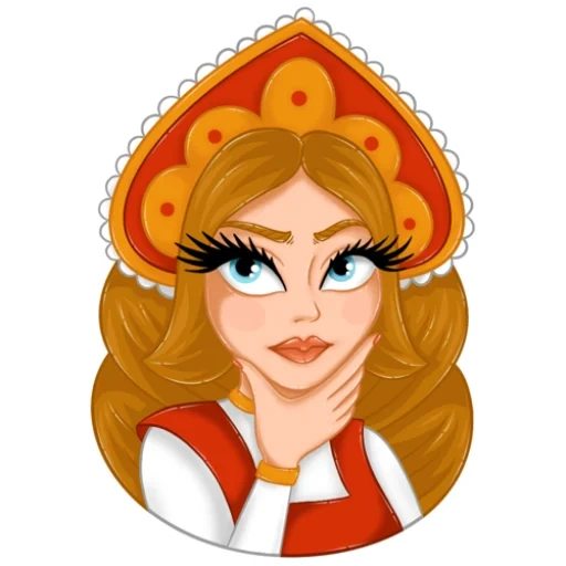 vasilisa, vasilisa, princess sticker