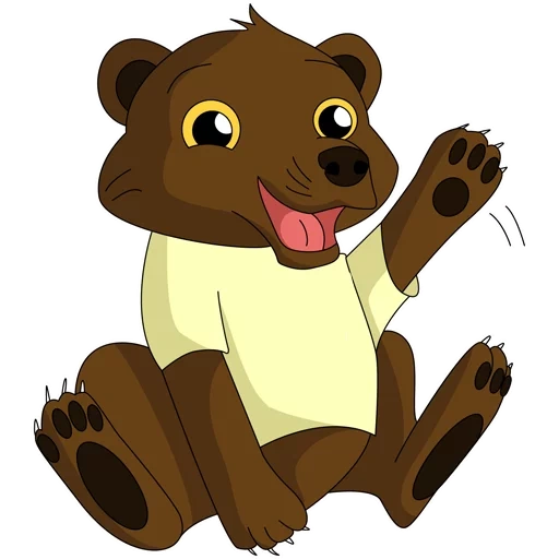 mamma, bear winnie, e l'orso russo, orso cartoni animati
