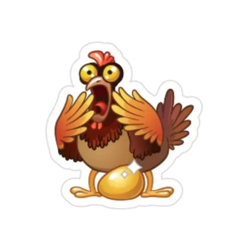 chicken, chicken clipart, chicken chicken, chicken is cartoony, kurochka fairy tale chicken ryab