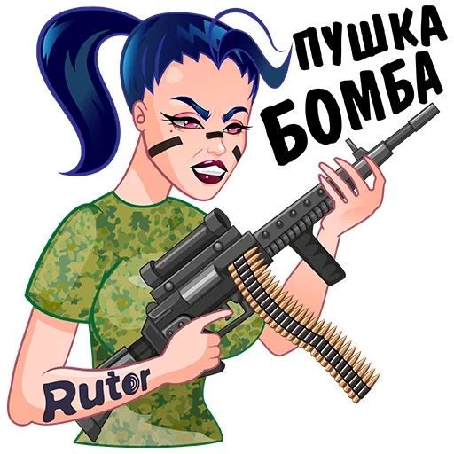 tentara, wanita muda, militer, senjata gadis, penjaga perdamaian rusia