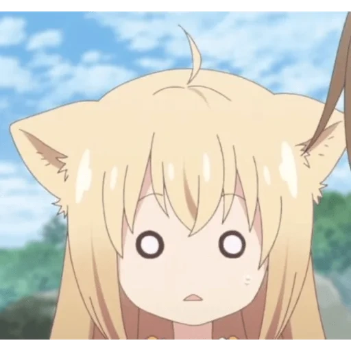 cartoon cute, kavai animation, cartoon heroine, konohana kitan, konohana kitan anime