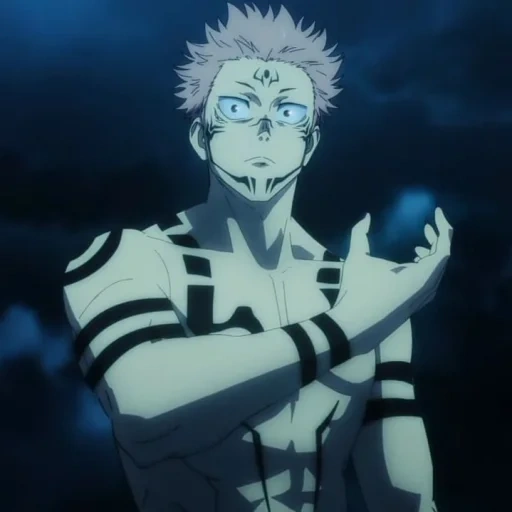 jujutsu, itadori yuji, jujutsu kaisen, pembukaan jujutsu kaisen, pertempuran ajaib anime sukuna