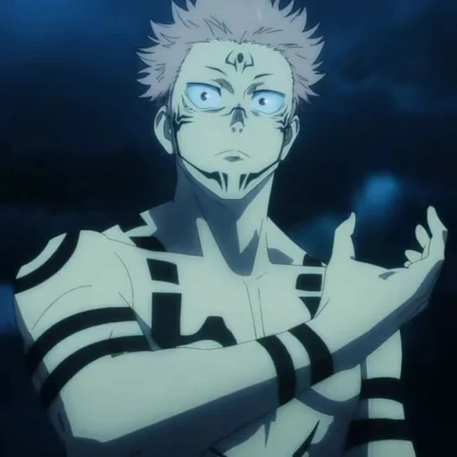 anime, jujutsu, jujutsu kaisen, tato yuji suseda, magic fighting anime sukun