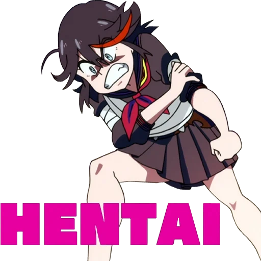 ryuko is obscenities, anime girls, anime characters, anime references, danganronpa performance