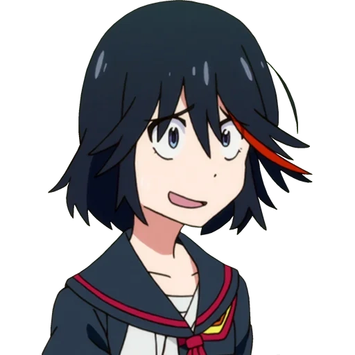 anime, ryuko é obscenidades, ryuko matoi, personagens de anime, kill la kill ryuko