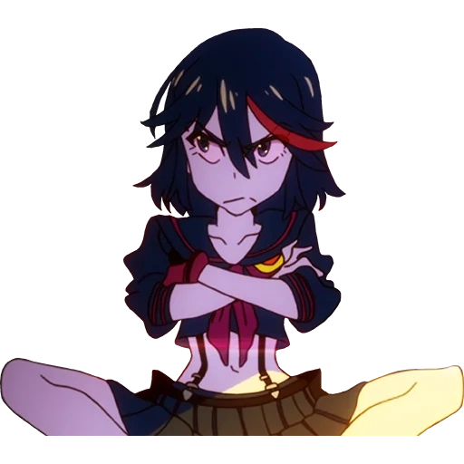 matoy luco, seni animasi, ryuko matoi, karakter anime, kader tikar naga