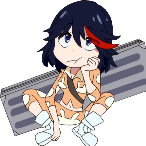 ryuko is obscenities, kill la kill, anime girl, anime selection, anime characters